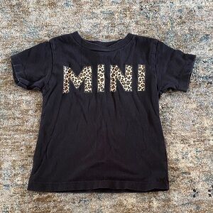 Mini Black Kids T-Shirt